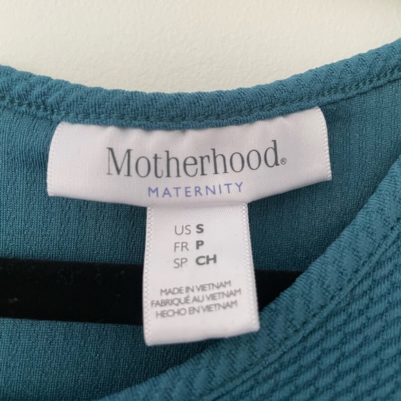 Cute teal Maternity dress - Picture 2 of 3